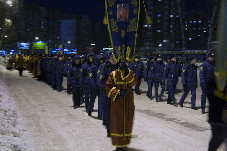 Мощи св. Екатерины в Екатеринбурге встретили не больше тысячи человек