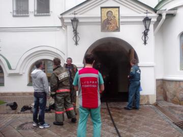 В Екатеринбурге горел женский монастырь