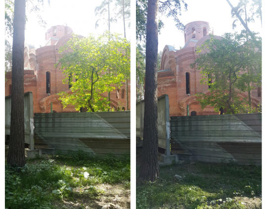 В Екатеринбурге загорелся строящийся храм