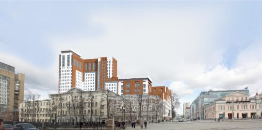 Проект здания ФСБ в Екатеринбурге вновь вынесли на градсовет