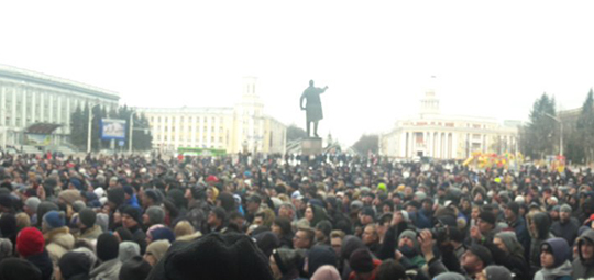 Жители Кемерово на митинге потребовали отставки Тулеева