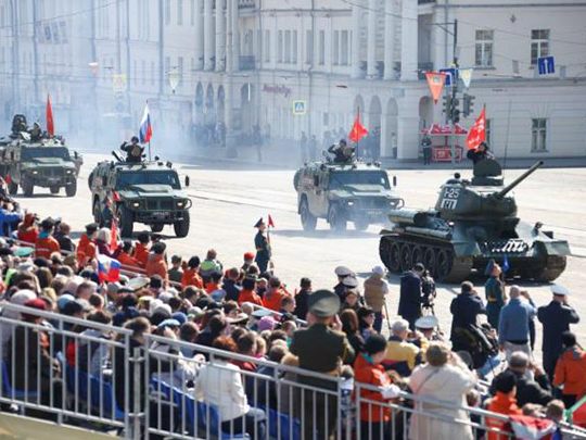 День Победы в Екатеринбурге поделили на восьмерых