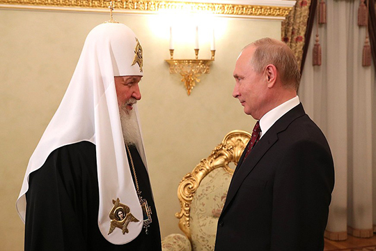 Путин пожелал патриарху Кириллу побольше отдыхать