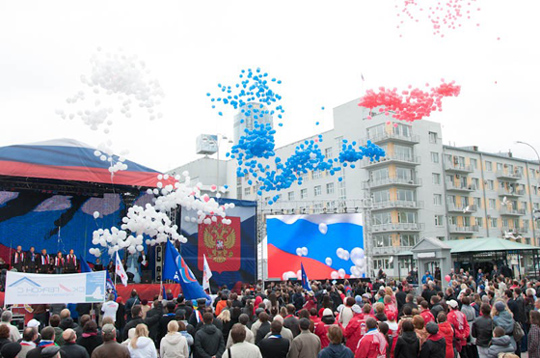 «Единая Россия» отпраздновала инаугурацию Путина за счет бюджета