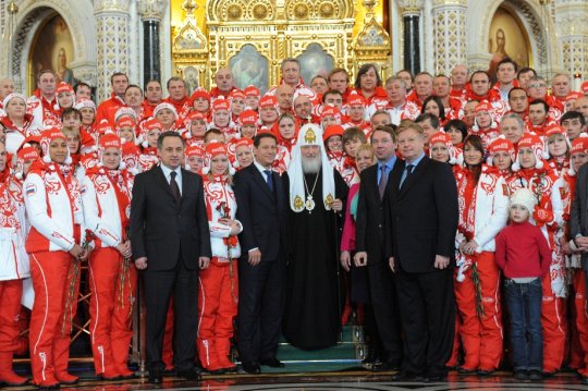 Российских олимпийцев уподобили Pussy Riot