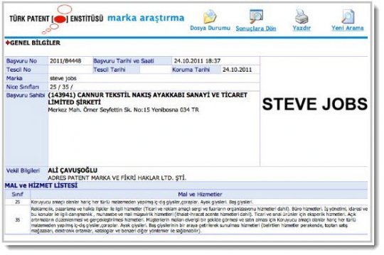 В Турции запатентовали Стива Джобса