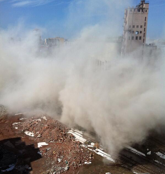 В Екатеринбурге взорвали бывший завод
