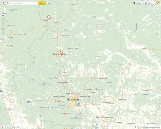 Свердловская область попала на карту «горячих точек» протестов