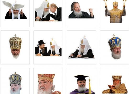 В РПЦ осудили стикеры с патриархом Кириллом