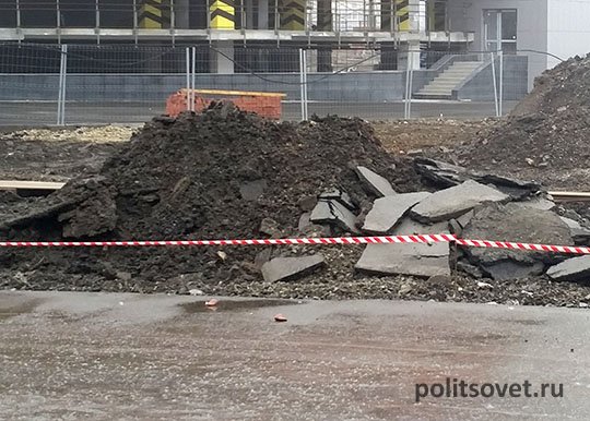 Источником грязи в Екатеринбурге оказался строительный мусор