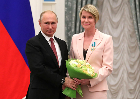 Путин наградил орденами руководителей своего предвыборного штаба