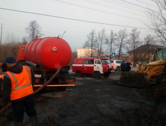 Город Артемовский остался без воды из-за аварии