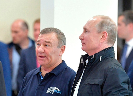 Путин объявил Ротенберга Героем труда РФ