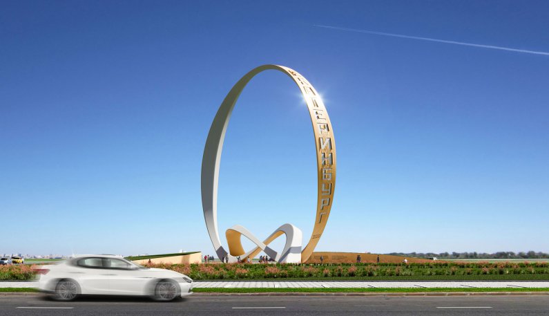 Возле аэропорта Кольцово установят гигантское кольцо