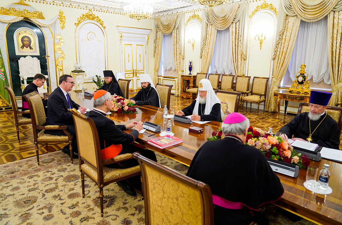 Патриарх Кирилл встретился с возможным преемником Папы Римского