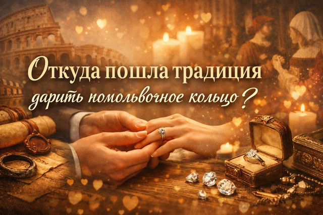 Откуда пошла традиция дарить помолвочное кольцо?